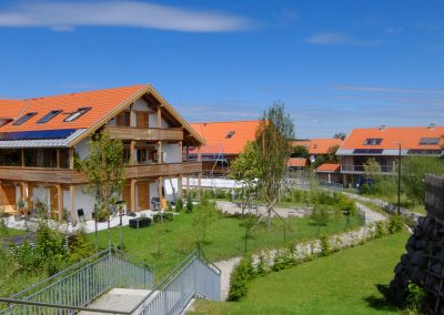 Neubau eines Mehrfamilienhauses mit Tiefgarage in Königsdorf